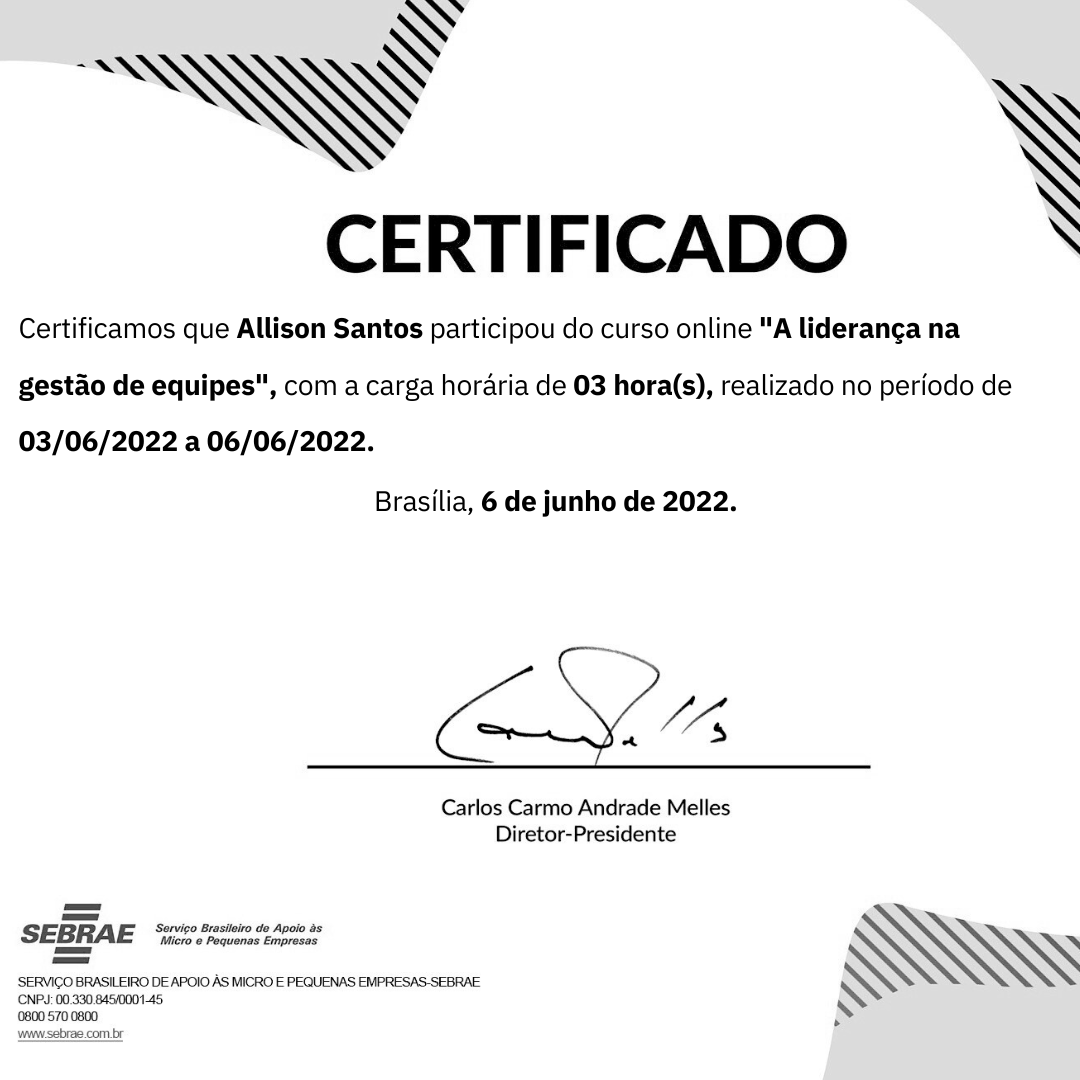 SEBRAE - Liderança na Gestão de Equipes